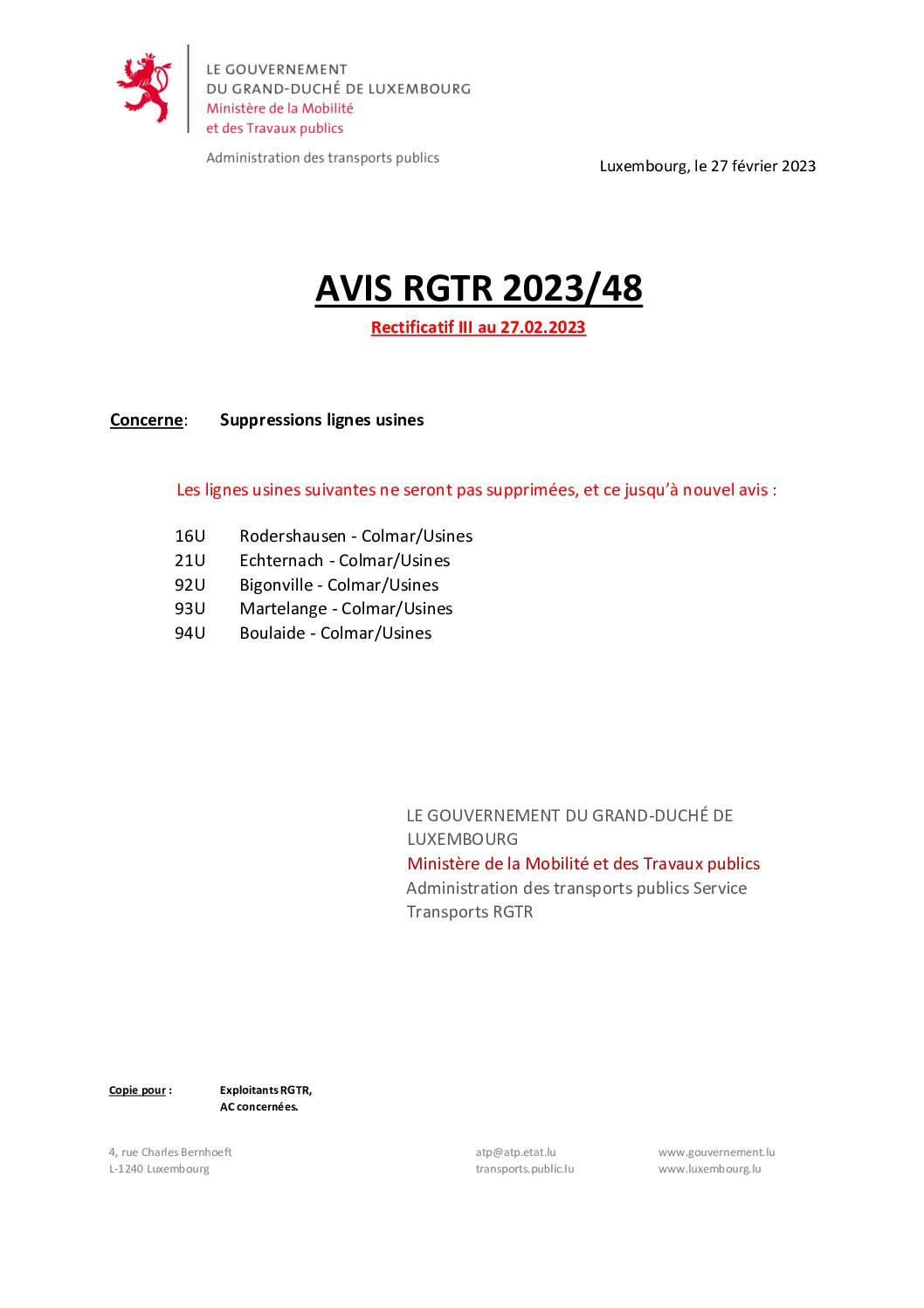 AVIS RGTR 2023/48