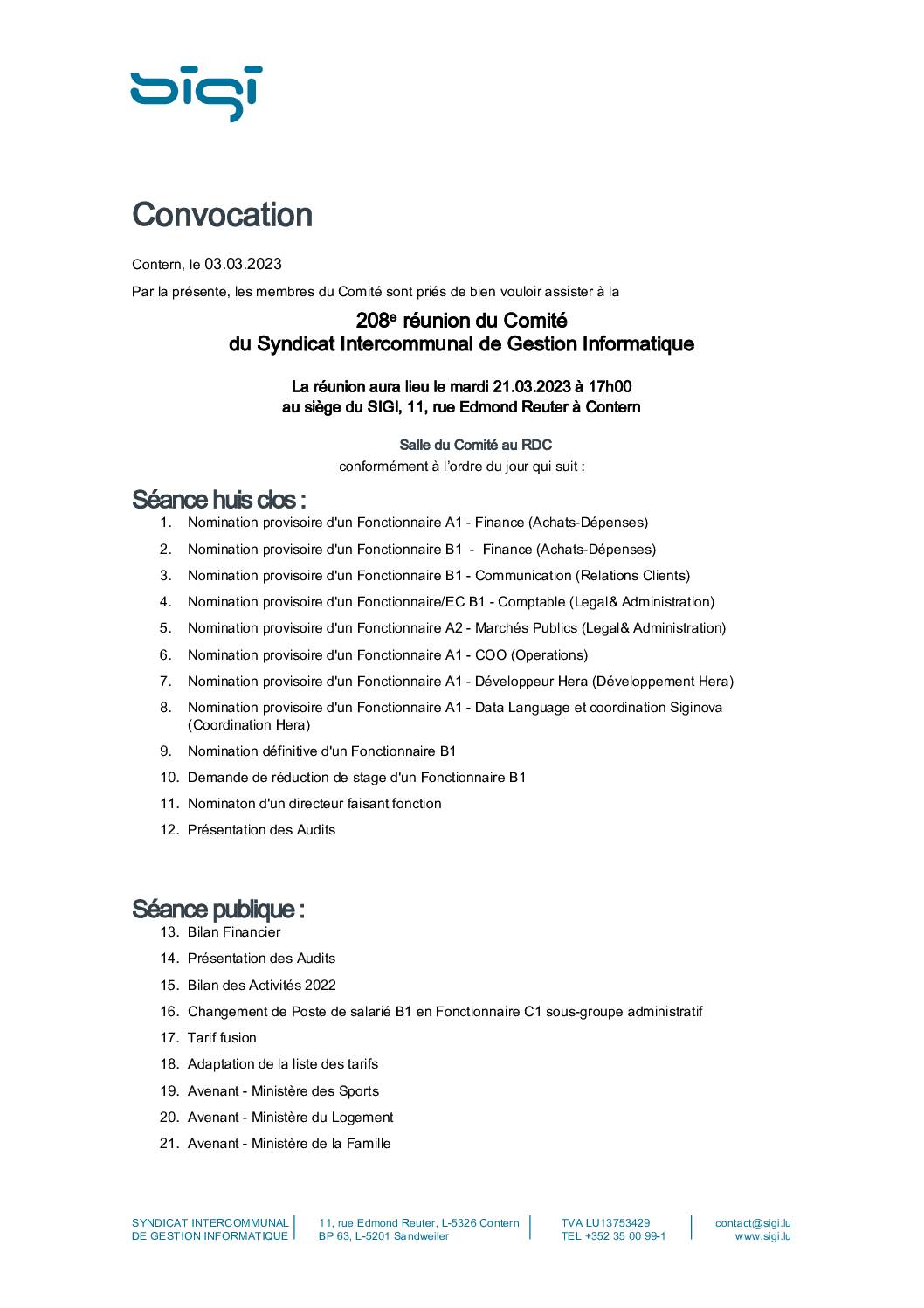Séance publique comité SIGI (21.03.2023)
