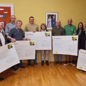 Scheckiwwerreechungen fir insgesamt 46.700€