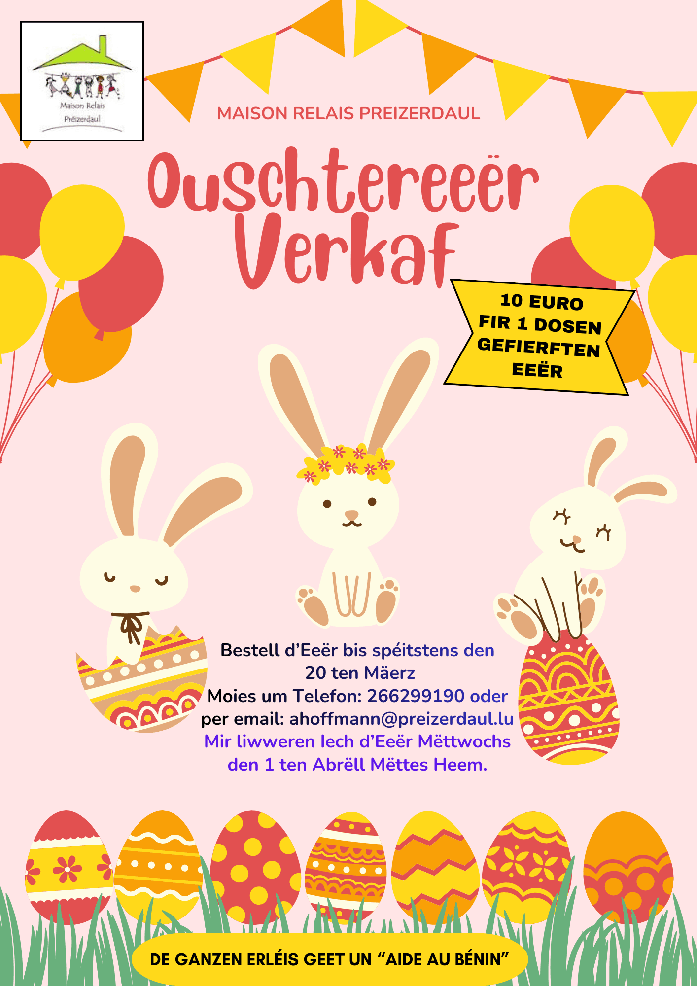 Ouschtereeër Verkaf