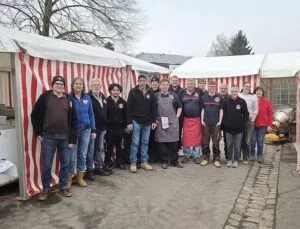 Traditionellt Fëschbaken vun der Amicale Pompjeeën Préizerdaul war en Erfolleg
